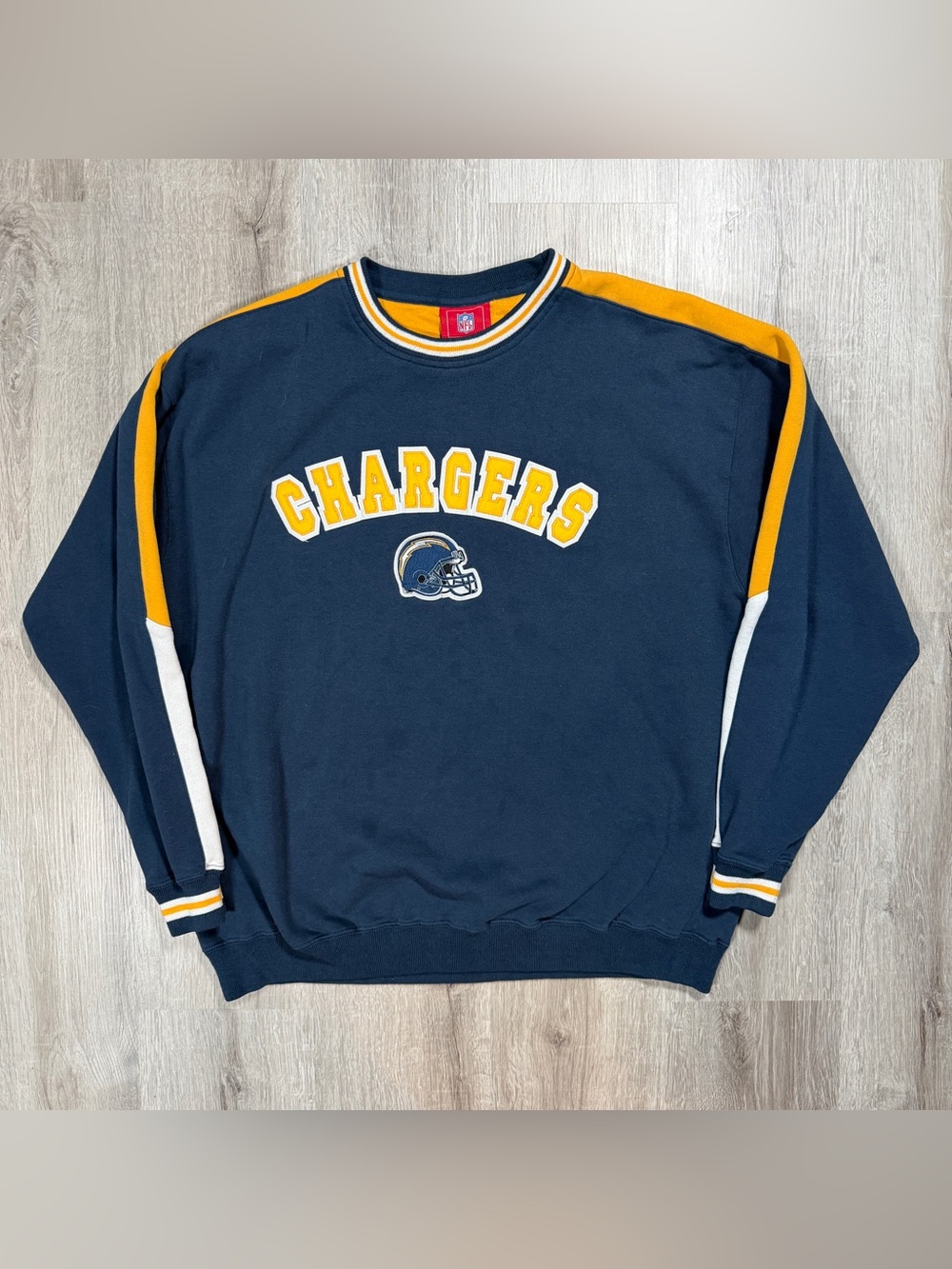 Vintage NFL San Diego Chargers Embroidered Sweatshirt XL